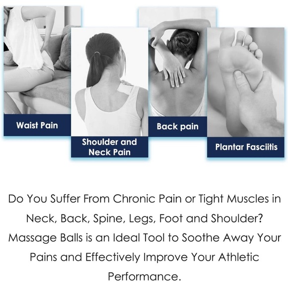 OBETOR Deep Tissue Massage Balls Set - Picture 6 of 9